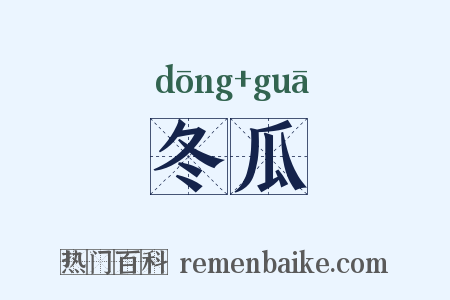冬瓜是什么意思的图片